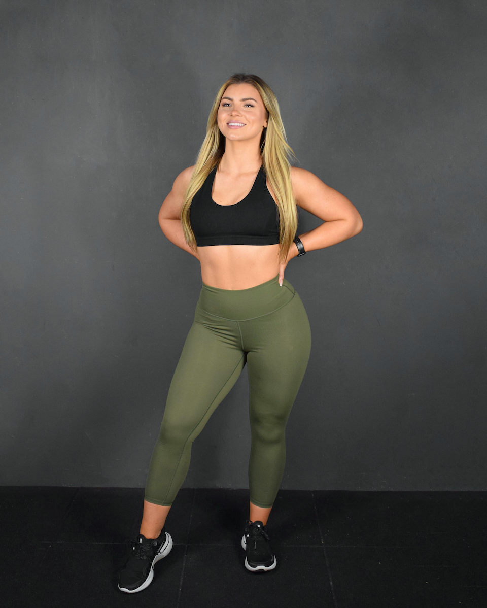FITURE SCRUNCH LEGGINGS - OLIVE