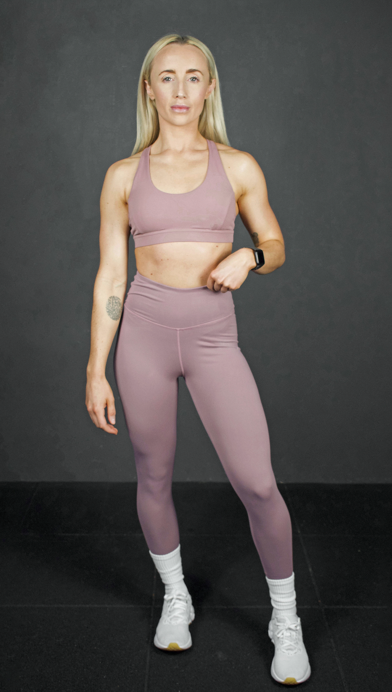 FITURE SCRUNCH LEGGINGS - BLUSH PINK