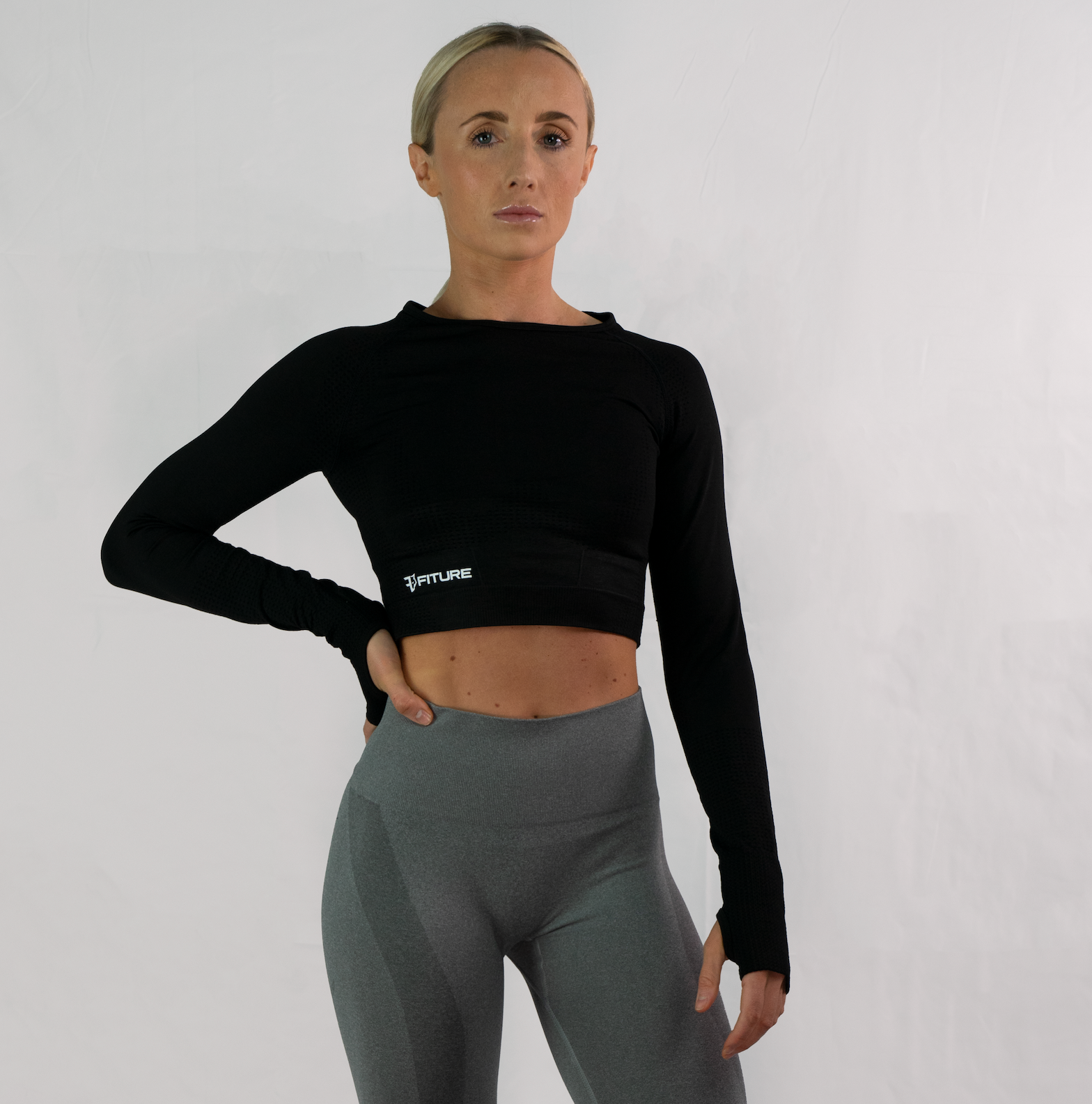 Long Sleeve Cropped Training Top – FITURE