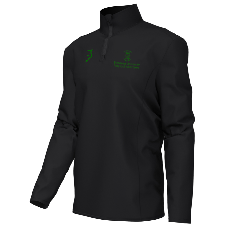 SURFC - Mens Performance 1/4 ZIP - Black
